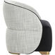 Fatina Abbington Black / Vera White Pepper Lounge Chair